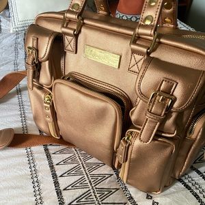 House of Flynn mini evermore camera bag. Rose gold color. Excellent condition